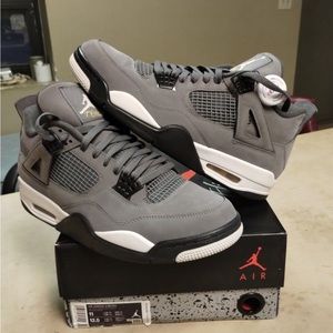 Jordan 4 Cool Grey, New Unworn